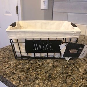 Rae Dunn MASKS Basket